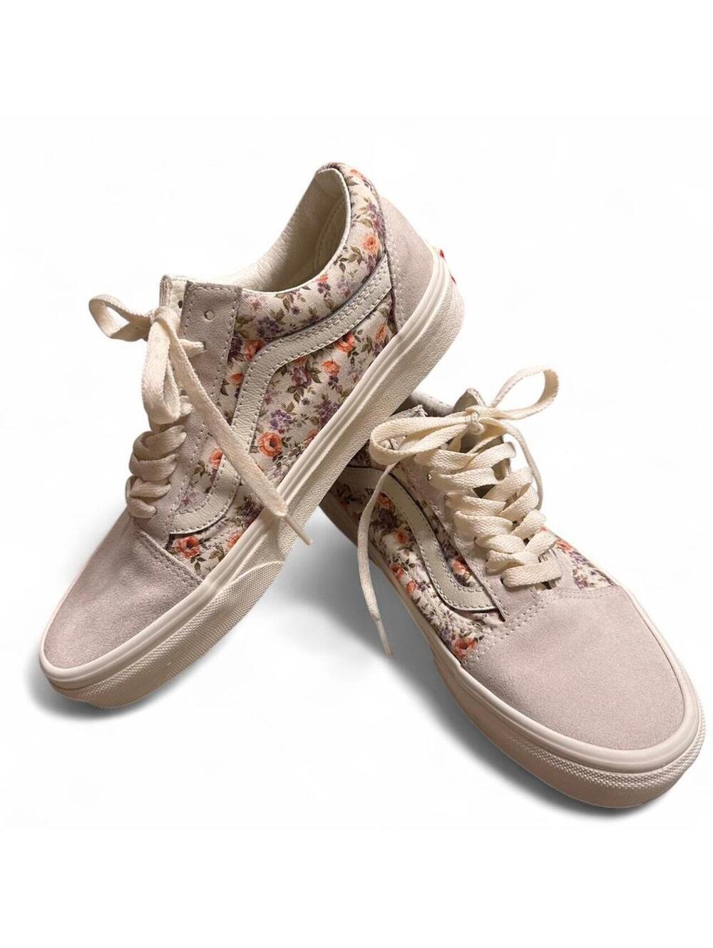 Vans Old Skool “Vintage Floral Marshmallow” Sneakers